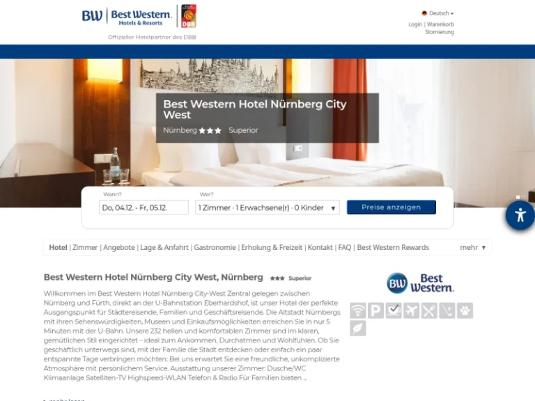 Best Western Hotel Nürnberg City West - Hotel in Nürnberg
