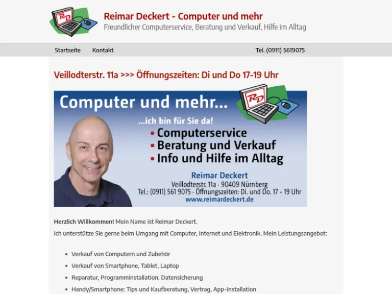 Computer und mehr – Reimar Deckert - Computergeschäft in Nürnberg