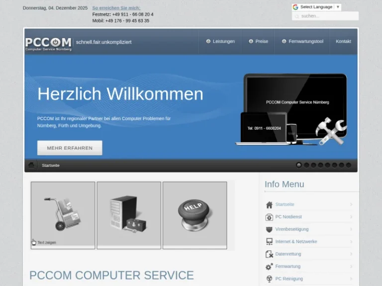 PCCOM Computer Service Nürnberg - Computerreparaturdienst in Nürnberg