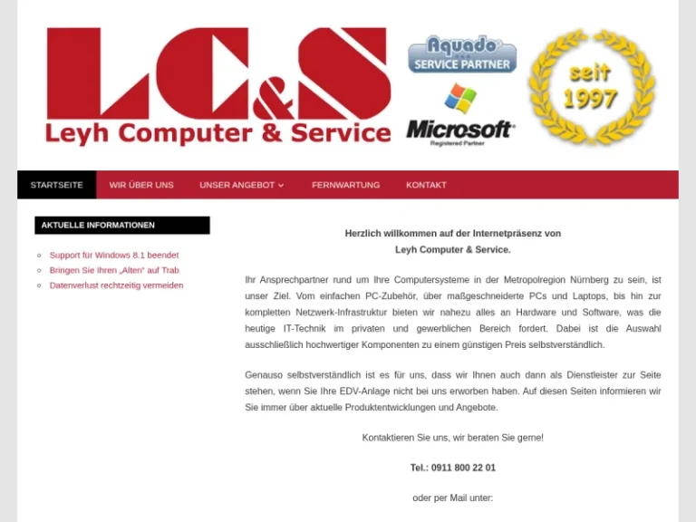 Computer & Service Leyh - Computergeschäft in Nürnberg