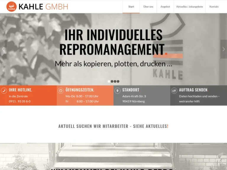 Kahle GmbH - Digitaldruck-Service in Nürnberg