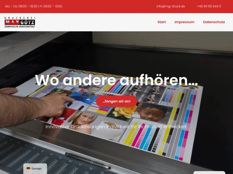 Druckerei Max Götz GmbH Graphische Kunstanstalt - Druckerei in Nürnberg