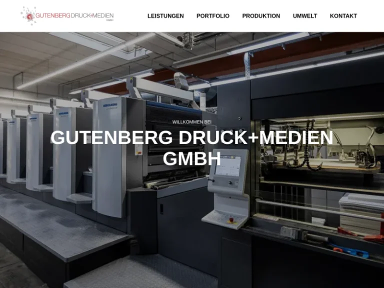 Gutenberg Druck & Medien GmbH - Druckerei in Nürnberg