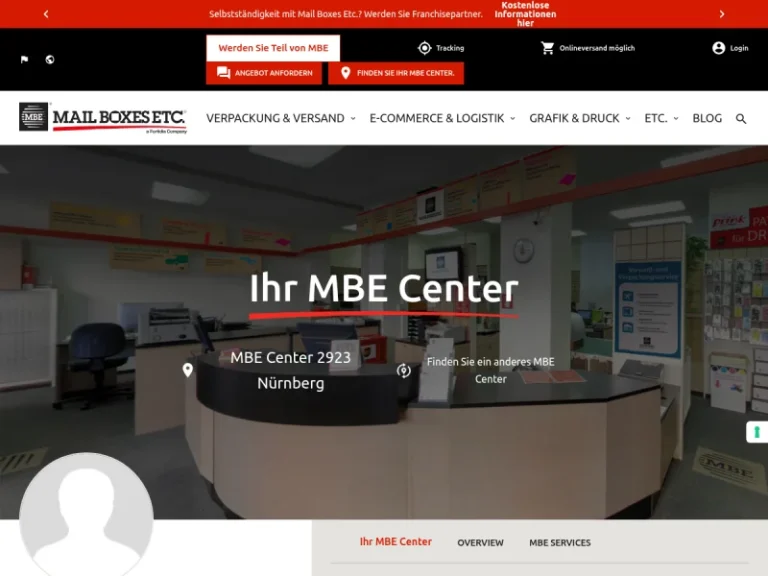 Mail Boxes Etc. – Center MBE 2923 - Akzidenzdruckerei in Nürnberg