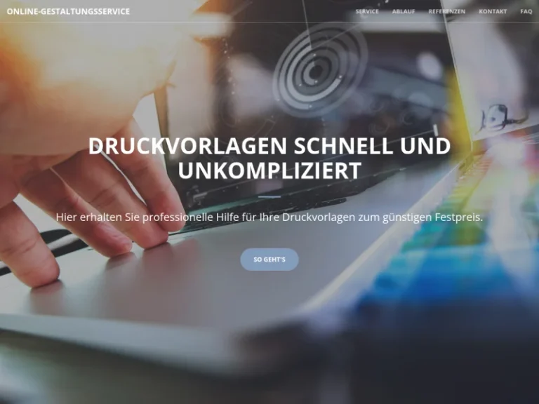 ONLINE-GESTALTUNGS SERVICE - Designagentur in Nürnberg