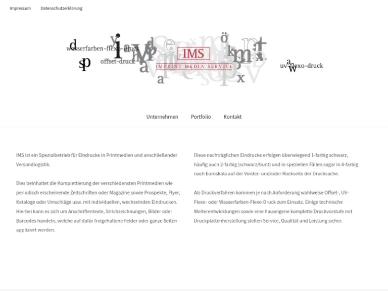 IMS Imprint Media Service GmbH - Druckerei in Nürnberg