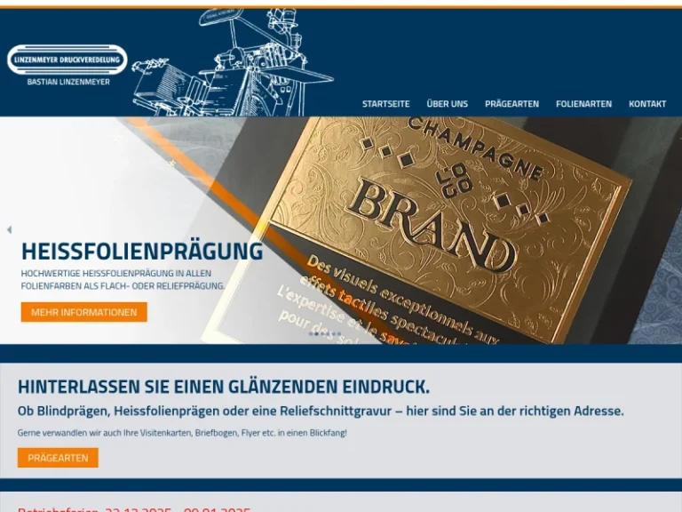 Linzenmeyer Druckveredelung Nürnberg - Anbieter von Veredelungsmaterialien in Nürnberg