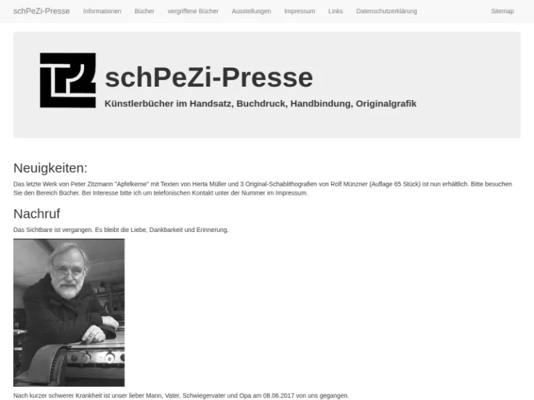 schPeZi-Presse - Druckerei in Nürnberg