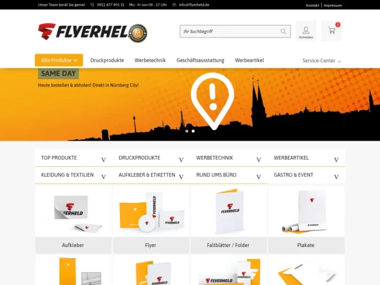 Flyerheld - Druckerei in Nürnberg