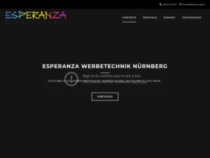 Esperanza Werbetechnik - Neonleuchtreklameanbieter in Nürnberg