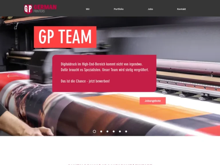 GP German Printers GmbH - Digitaldruckerei in Nürnberg