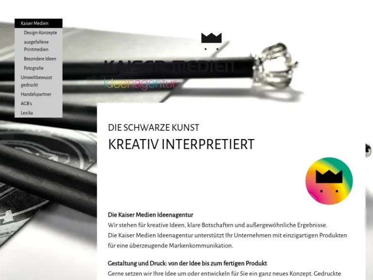 Kaiser Medien GmbH | Mediengestaltung Digital & Print für Unternehmen in Mittelfranken - Digitaldruckerei in Nürnberg