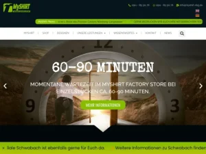 MySHIRT Factory – Nürnberg - T-Shirt-Druck in Nürnberg