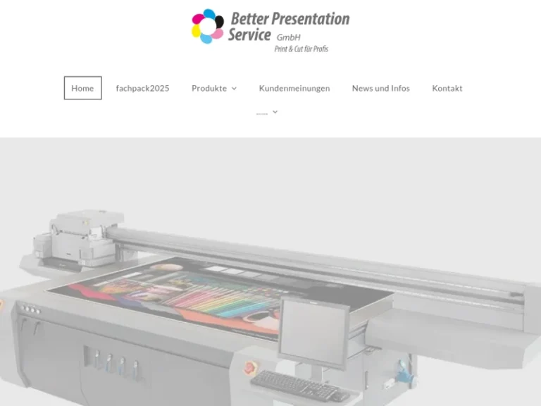 Better Presentation Service GmbH - Digitaldruckerei in Nürnberg
