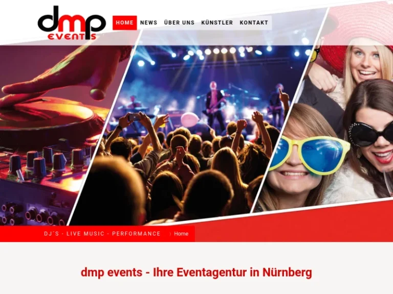 dmp events – Deine Agentur für DJ´s, Live Music & Performance - Veranstaltungsplaner in Nürnberg