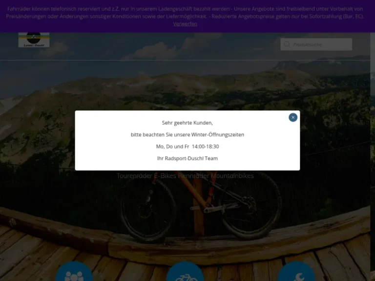 Radsport Duschl – R. Lorenz - Fahrradgeschäft in Nürnberg
