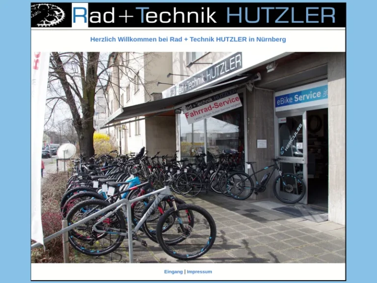 Rad + Technik HUTZLER - Fahrradgeschäft in Nürnberg