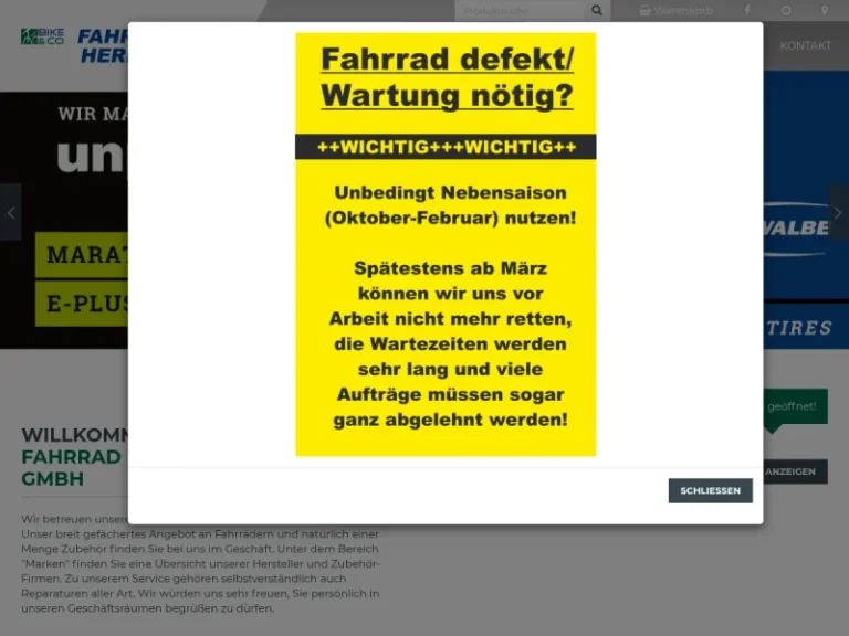 Fahrrad Herbst GmbH - Fahrradgeschäft in Nürnberg