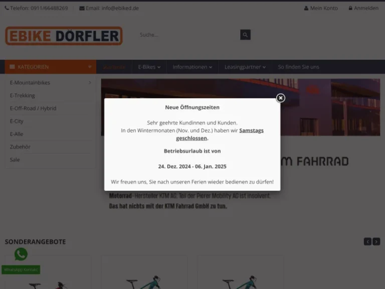 eBike Dörfler - Fahrradgeschäft in Nürnberg