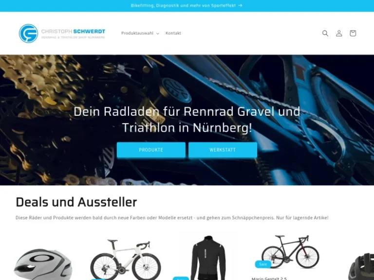 Christoph Schwerdt – Rennrad und Triathlon Shop Nürnberg - Fahrradgeschäft in Nürnberg