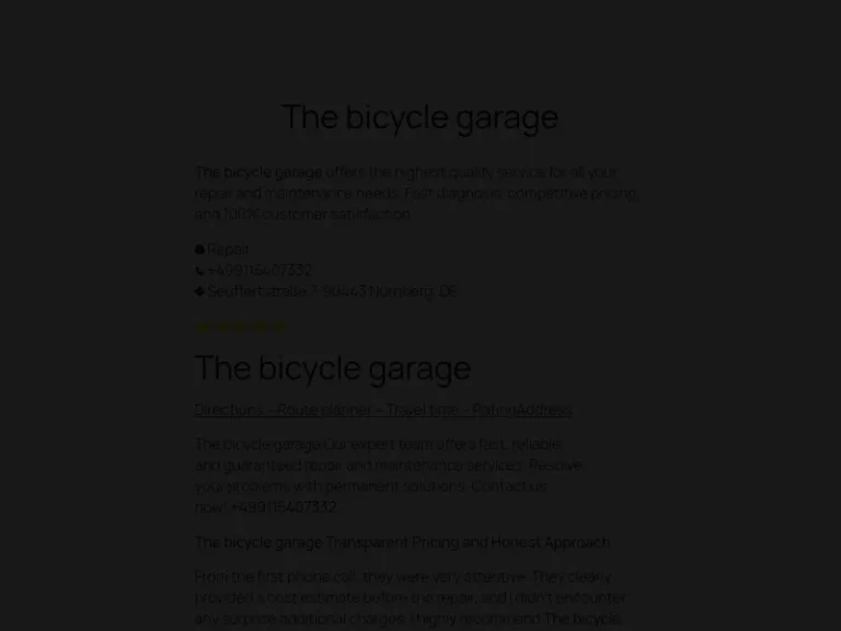 Die Zweirad Garage – Nürnberg - Abschleppdienst in Nürnberg