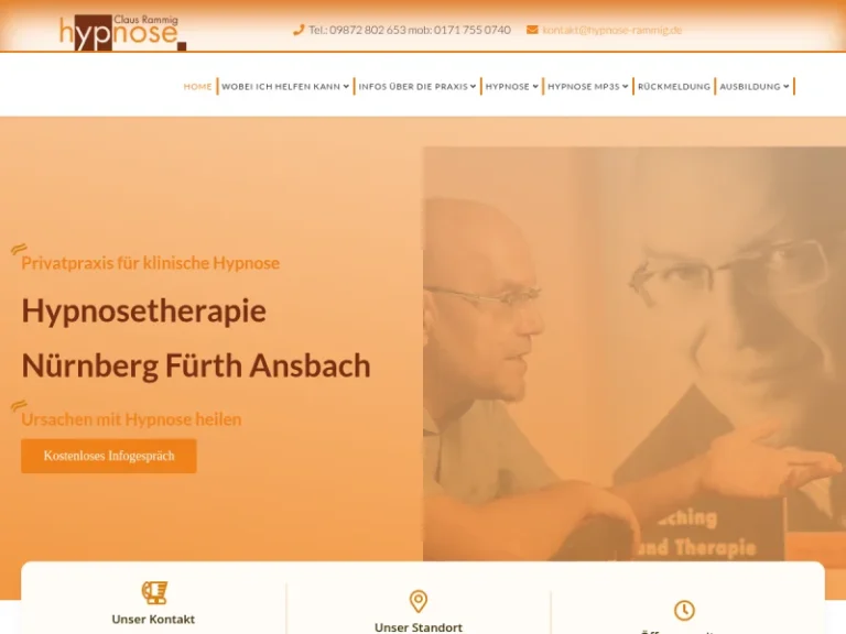 Hypnose-Praxis Rammig – Privatpraxis für klinische Hypnose (Standort Nürnberg) - Alternativmediziner in Nürnberg