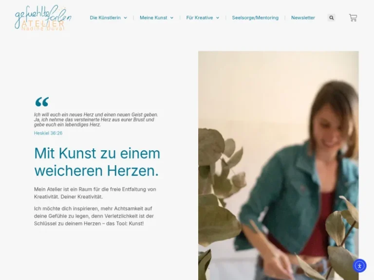 gefuehltefarben ART • Atelier für Kunst, kreative Workshops & Seelsorge - Kunstatelier in Nürnberg