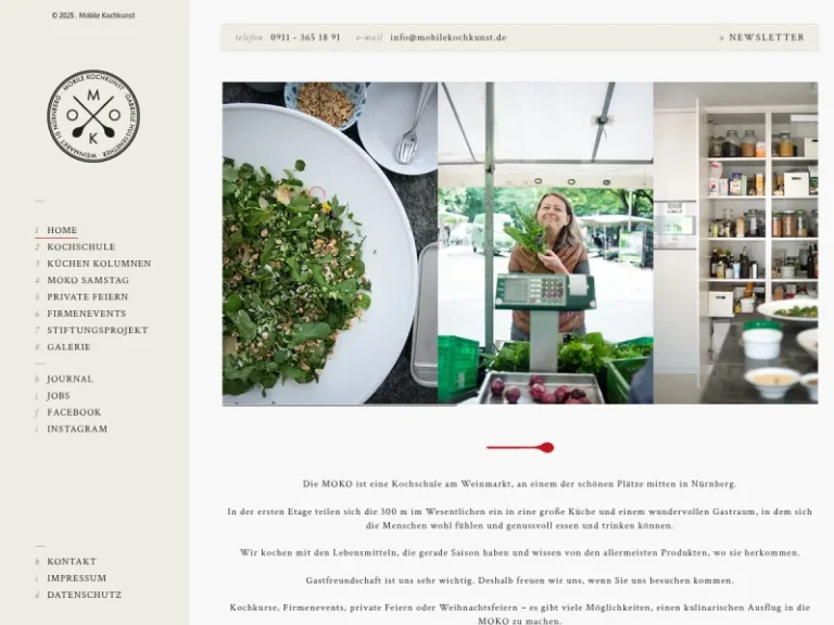 MOKO | Mobile Kochkunst - Privatkochservice in Nürnberg