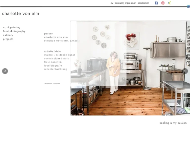 Charlotte von Elm, Kunst+Kochen - Kunstzentrum in Nürnberg