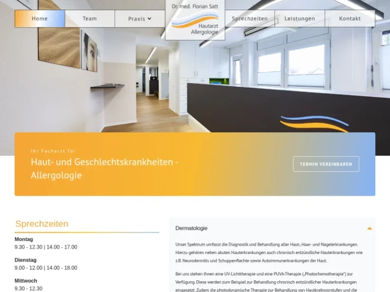 Dr. med. Florian Satt - Hautarzt in Nürnberg