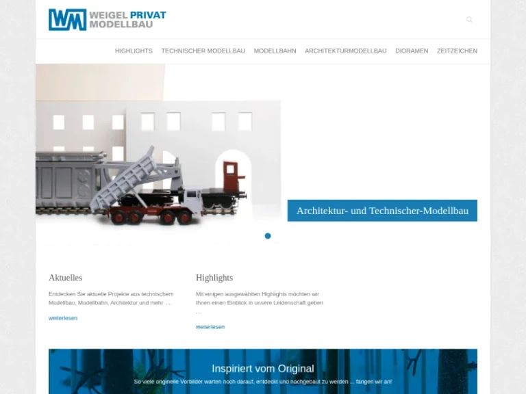 WEIGEL MODELLBAU - Modellbauer in Nürnberg