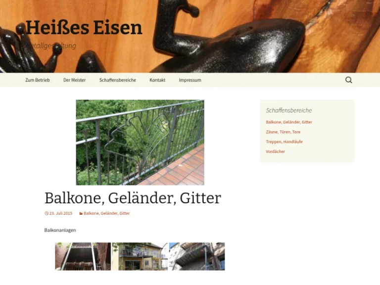 Heisses Eisen Metallgestaltung - Metallbauunternehmen in Nürnberg