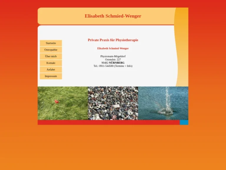 Frau Elisabeth Schmied-Wenger - Physiotherapeut in Nürnberg