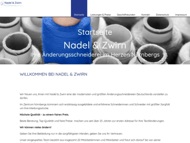 Nadel & Zwirn – Änderungsschneiderei in Nürnberg - Änderungsschneiderei in Nürnberg