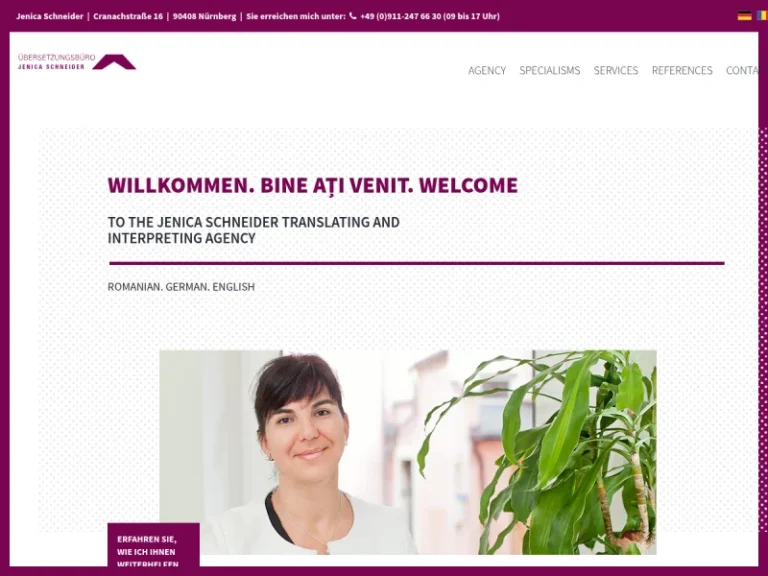 Jenica Schneider - Übersetzungsdienst in Nürnberg