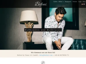 Maßmode Mittelfranken – Befeni Maßhemden und Maßblusen - Bekleidungsgeschäft in Nürnberg