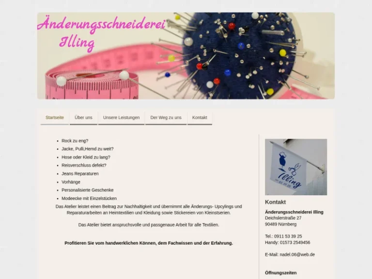 Änderungsschneiderei Illing - Änderungsschneiderei in Nürnberg