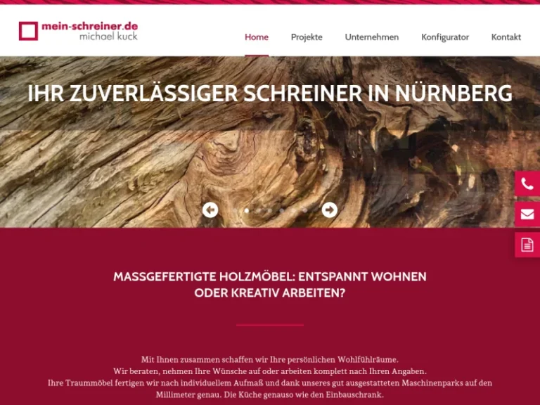 mein-schreiner.de - Möbeltischler in Nürnberg