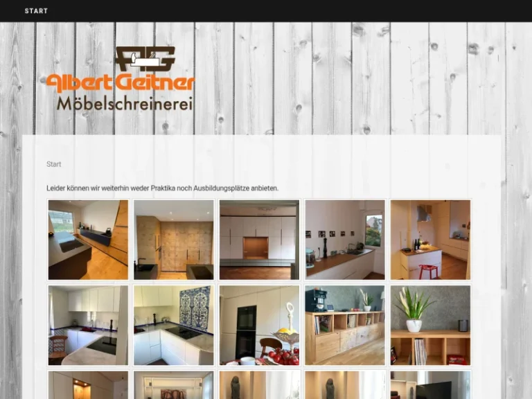 Schreinerei Albert Geitner | Inhaber Florian & Sebastian Geitner - Möbeltischler in Nürnberg