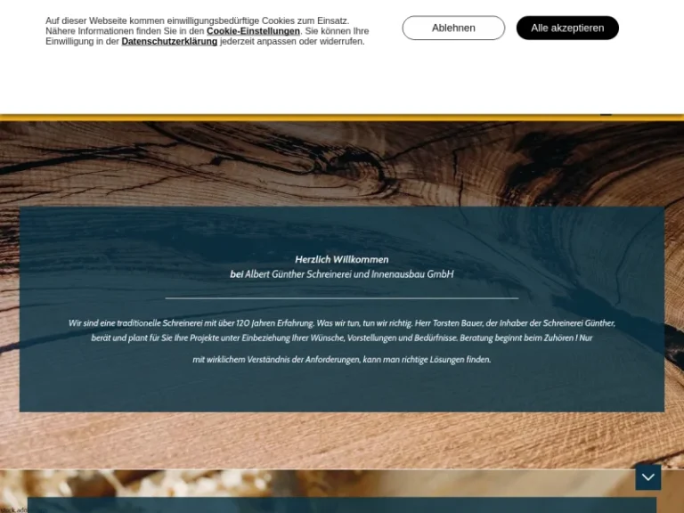 Albert Günther Schreinerei und Innenausbau GmbH - Bautischlerei in Nürnberg