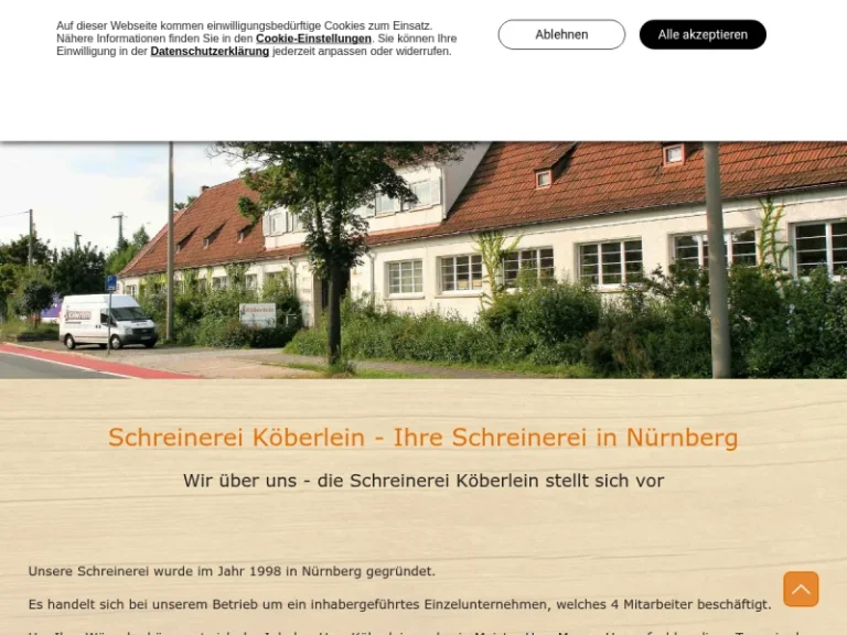 Robert Köberlein Schreinerei-Parkettlegerei - Möbeltischler in Nürnberg