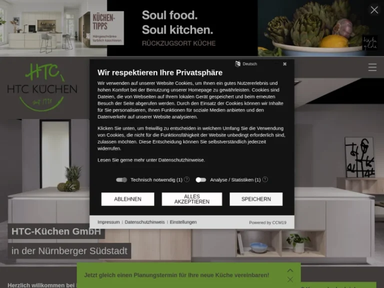 HTC Küchen GmbH - Küchenmöbelgeschäft in Nürnberg