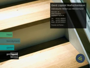Maßschreinerei Gerd Lippold - Möbeltischler in Nürnberg