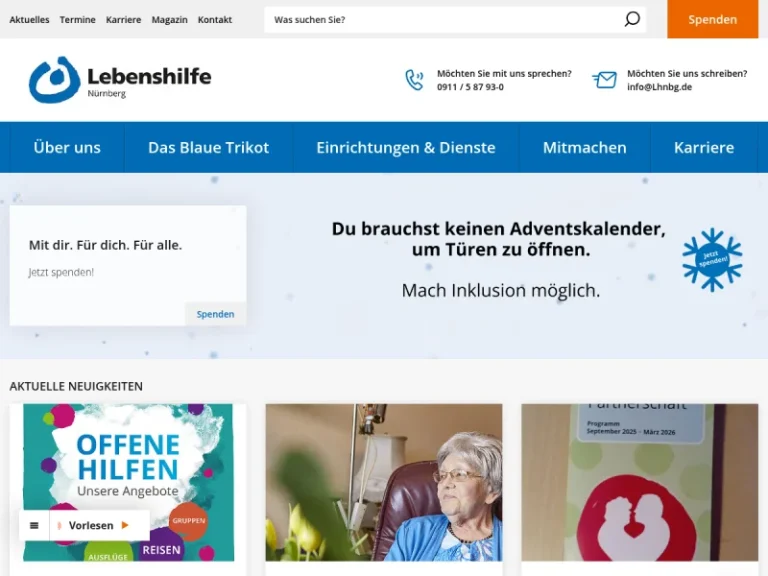 Lebenshilfe für Menschen mit Behinderung Nürnberg - Stiftung in Nürnberg