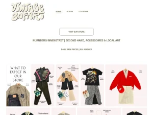 vintagesafari | second hand, handmade accessoires & local art - Geschäft für Second-Hand-Kleidung in Nürnberg