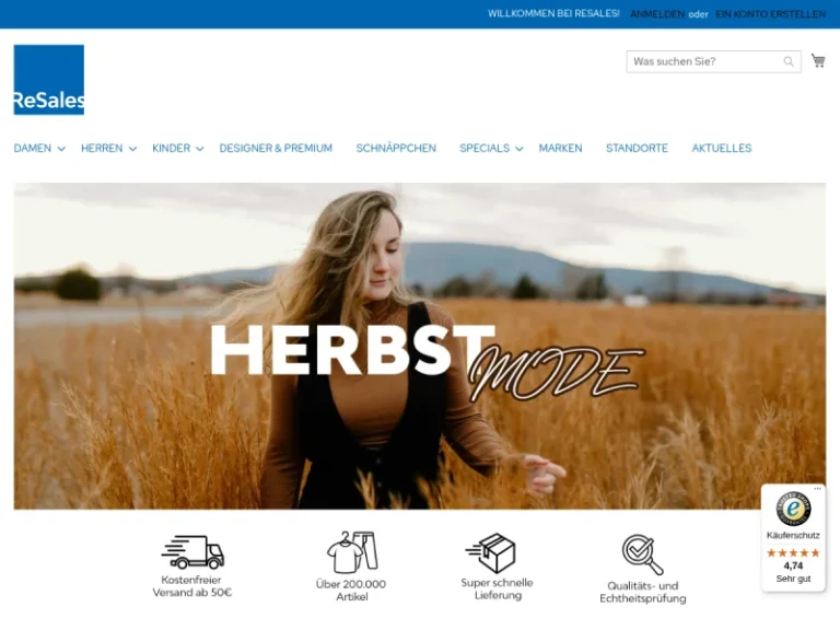 ReSales Nürnberg - Geschäft für Second-Hand-Kleidung in Nürnberg