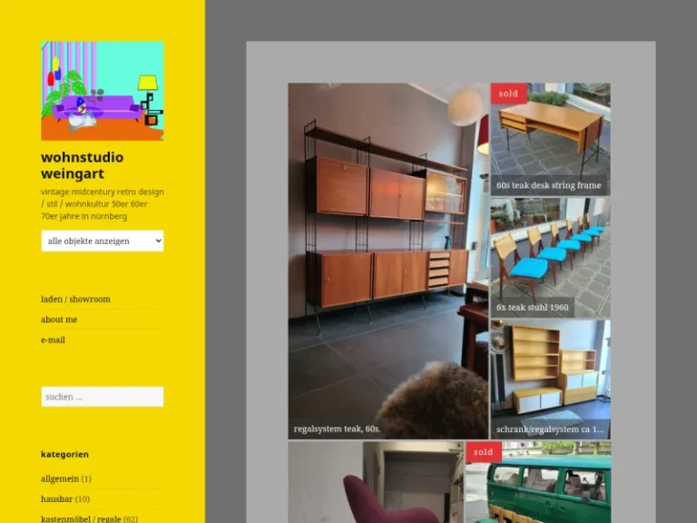 WOHNSTUDIO WEINGART - Antiquitätengeschäft in Nürnberg