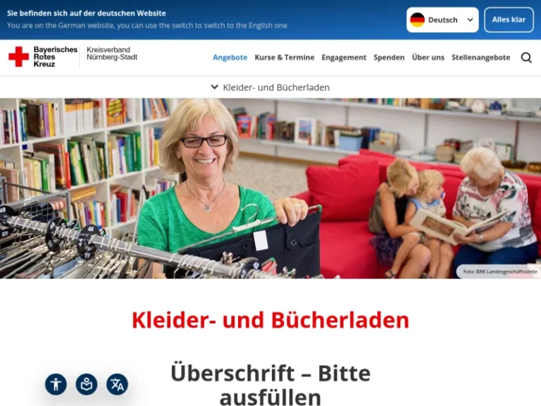 BRK Kleider- und Bücherladen - Geschäft in Nürnberg