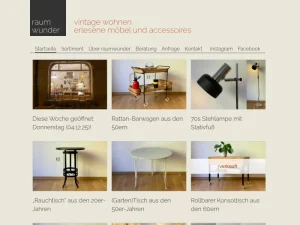 raumwunder vintage wohnen - Geschäft für antike Möbel in Nürnberg
