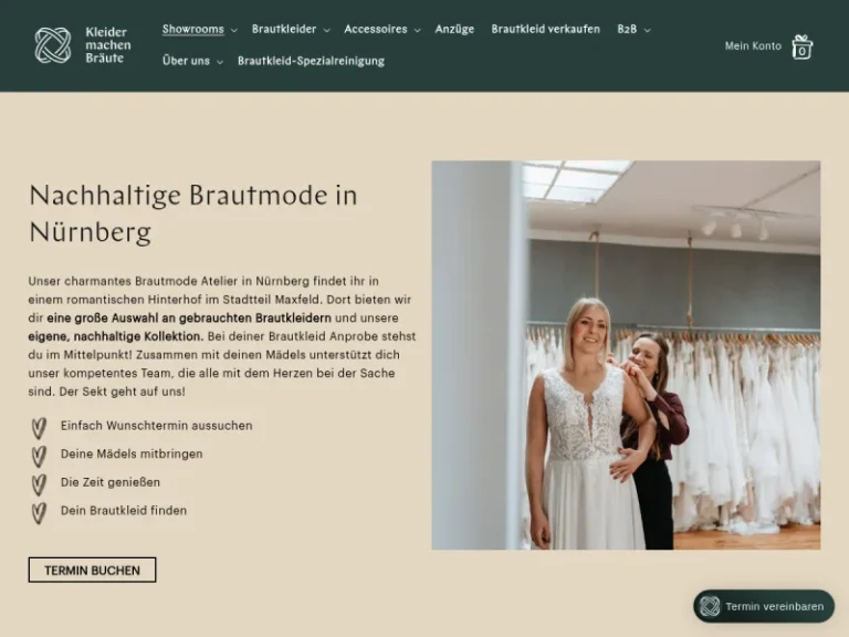 Kleider machen Bräute - Änderungsschneiderei in Nürnberg